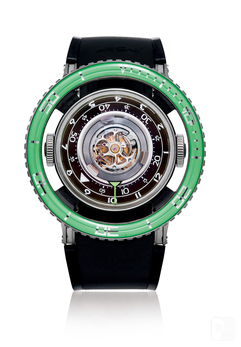 MB&amp;F HM7 Aquapod 系列，限量50只 钛合金自动上弦腕表 陀飞轮装置 - 图2